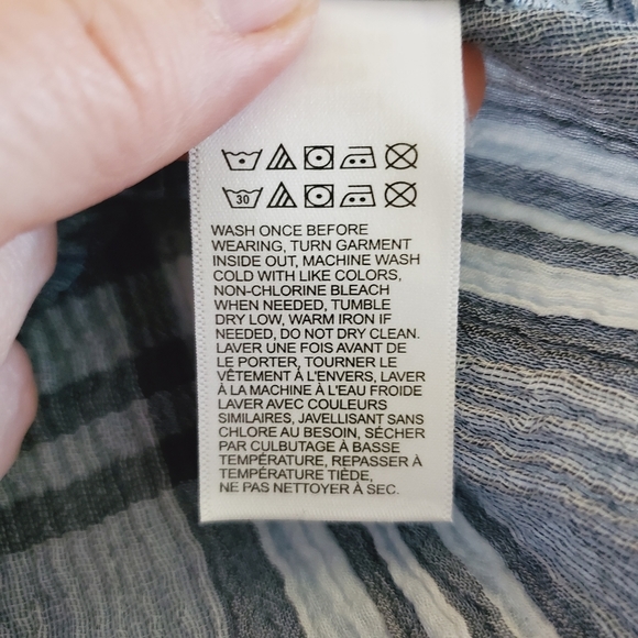 Lucky Brand Plaid Button Down Top Size M NWT *1255 - Picture 6 of 8